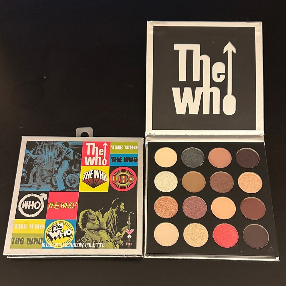 The WHO 16 Eyeshadow Palette Warm Neutral & Metallic Shades